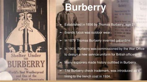 burberry présentation|burberry history check.